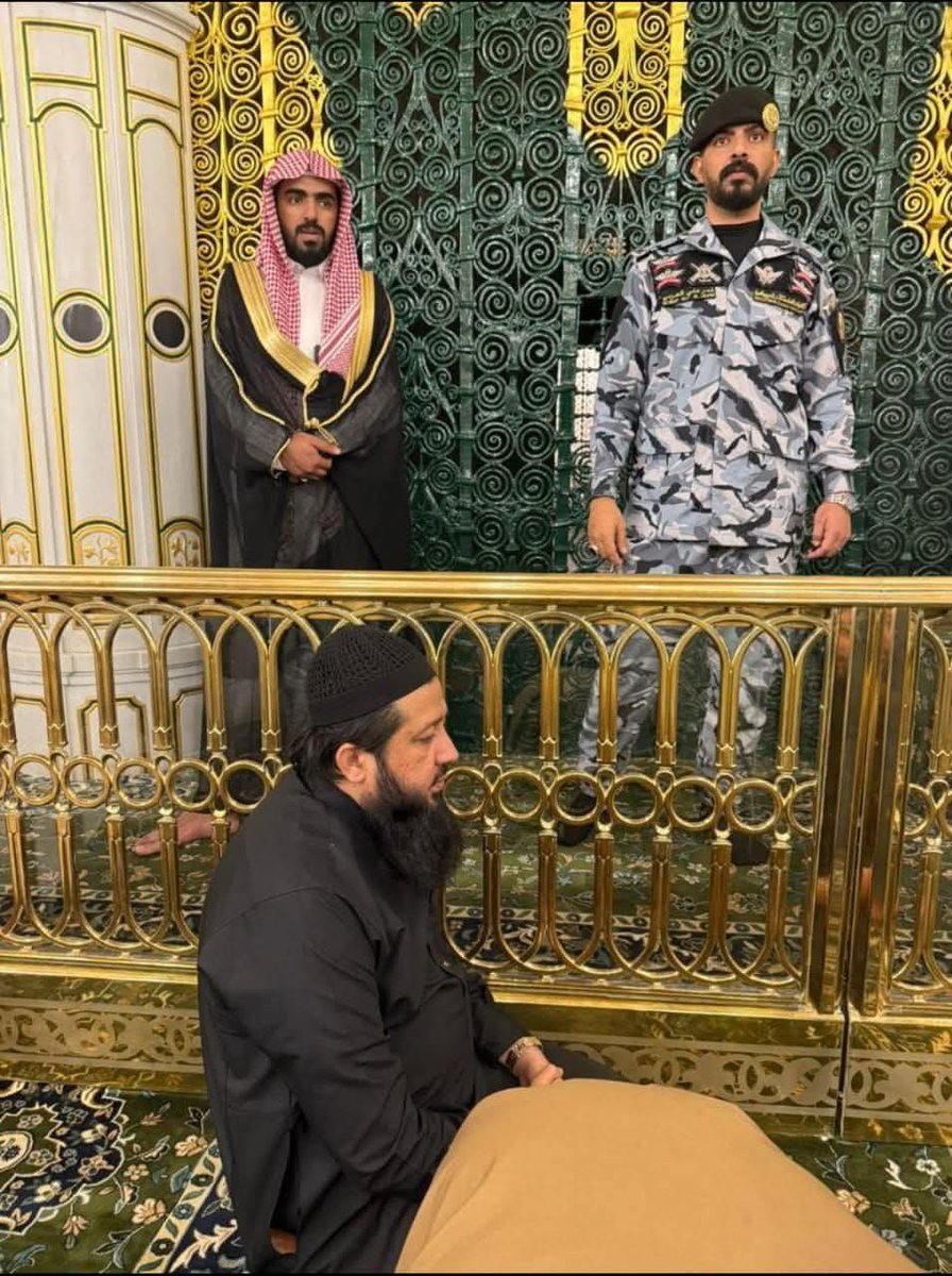 سیکریٹری جنرل جے یوآئی سندھ مولانا راشد محمود سومرو صاحب ریاض الجنہ میں ♥️