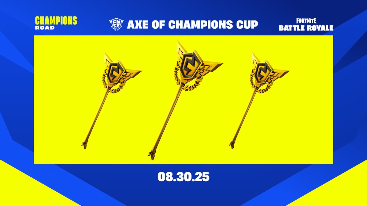 If someone invites you to hang out tomorrow evening, tell them you can’t.

You’re playing the Axe of Champions 1.0 Cup.