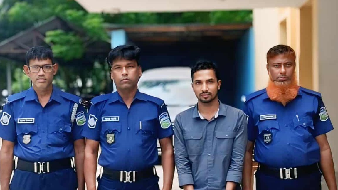 সন্ত্রাসবিরোধী মামলায় কারাগারে ছাত্রলীগ নেতা