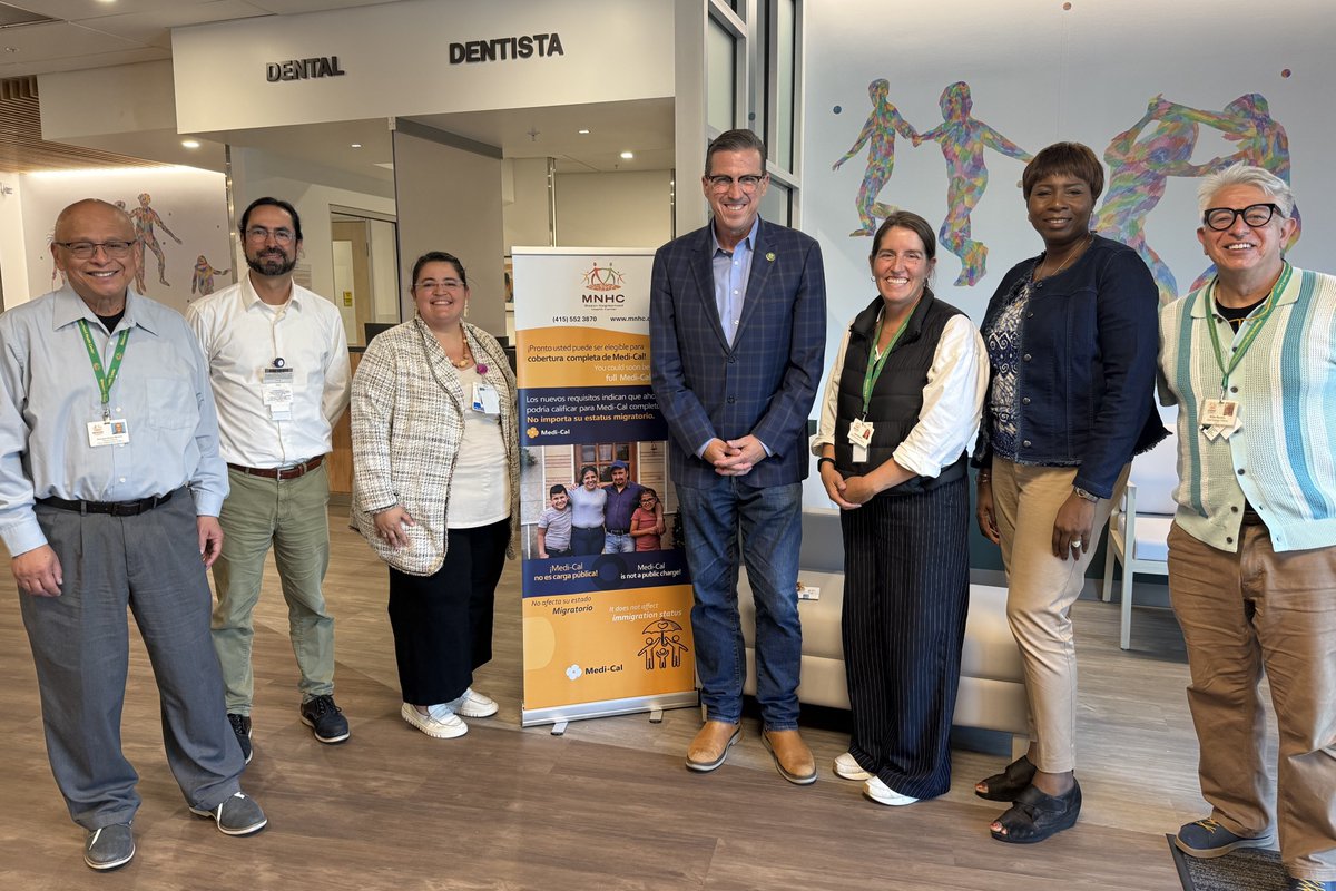 Kevin Mullin (@repkevinmullin) on Twitter photo It was great visiting Mission Neighborhood Health Center in San Francisco. This clinic provides accessible health care to underserved communities in San Francisco.
Thank you for your crucial work to make health care more accessible for all! It was great visiting Mission Neighborhood Health Center in San Francisco. This clinic provides accessible health care to underserved communities in San Francisco.
Thank you for your crucial work to make health care more accessible for all!