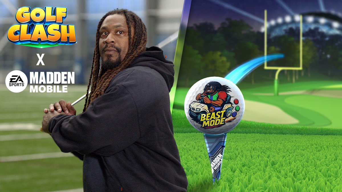 Marshawn Lynch (@moneylynch) on Twitter photo You know there's no sport that yo boi can't tackle.
That <a href="/EAMaddenMobile/">Madden NFL Mobile</a> x Golf Clash collab goes live TODAY.
Download Madden NFL 26 Mobile ASAP!!!
maddenmb.sng.link/Dyrez/i9lx/96nt You know there's no sport that yo boi can't tackle.
That <a href="/EAMaddenMobile/">Madden NFL Mobile</a> x Golf Clash collab goes live TODAY.
Download Madden NFL 26 Mobile ASAP!!!
maddenmb.sng.link/Dyrez/i9lx/96nt