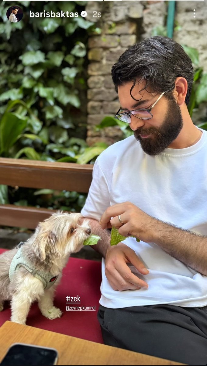 Baktas_asigi's tweet photo. Allah'ım bu ne tatlı bir fotoğraf  Çok Tatlılar 🤍

 Kehribar Gözl'üm 💚 
Sevimli dostu #zek 

#BarışBaktaş
@barisbaktas https://t.co/2fFDmTv3Fy