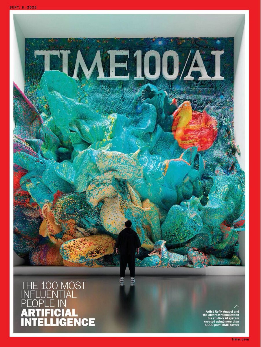 Dear friends, sincerely appreciate your messages for our TIME 100/AI cover and AI research! It's been true teamwork for almost a decade, and our DATALAND museum has many exciting surprises in store for you all! Thank you!