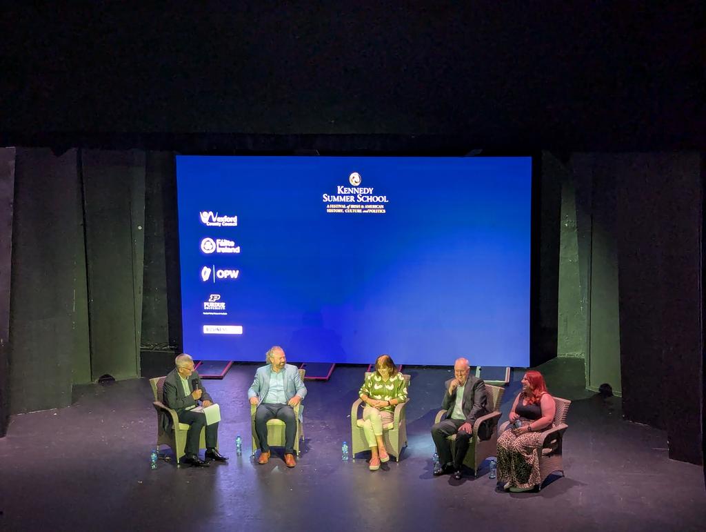 Kennedy SummerSchool (@jfk_ss) on Twitter photo On stage now discussing the role of local journalists with <a href="/SouthEastRadio/">South East Radio</a> presenter Alan Corcoran, are journalists:
Brenda Power
Bill Forry
Dave O'Connell
Jessica O'Connor
#KennedySummerSchool #JFKSS On stage now discussing the role of local journalists with <a href="/SouthEastRadio/">South East Radio</a> presenter Alan Corcoran, are journalists:
Brenda Power
Bill Forry
Dave O'Connell
Jessica O'Connor
#KennedySummerSchool #JFKSS