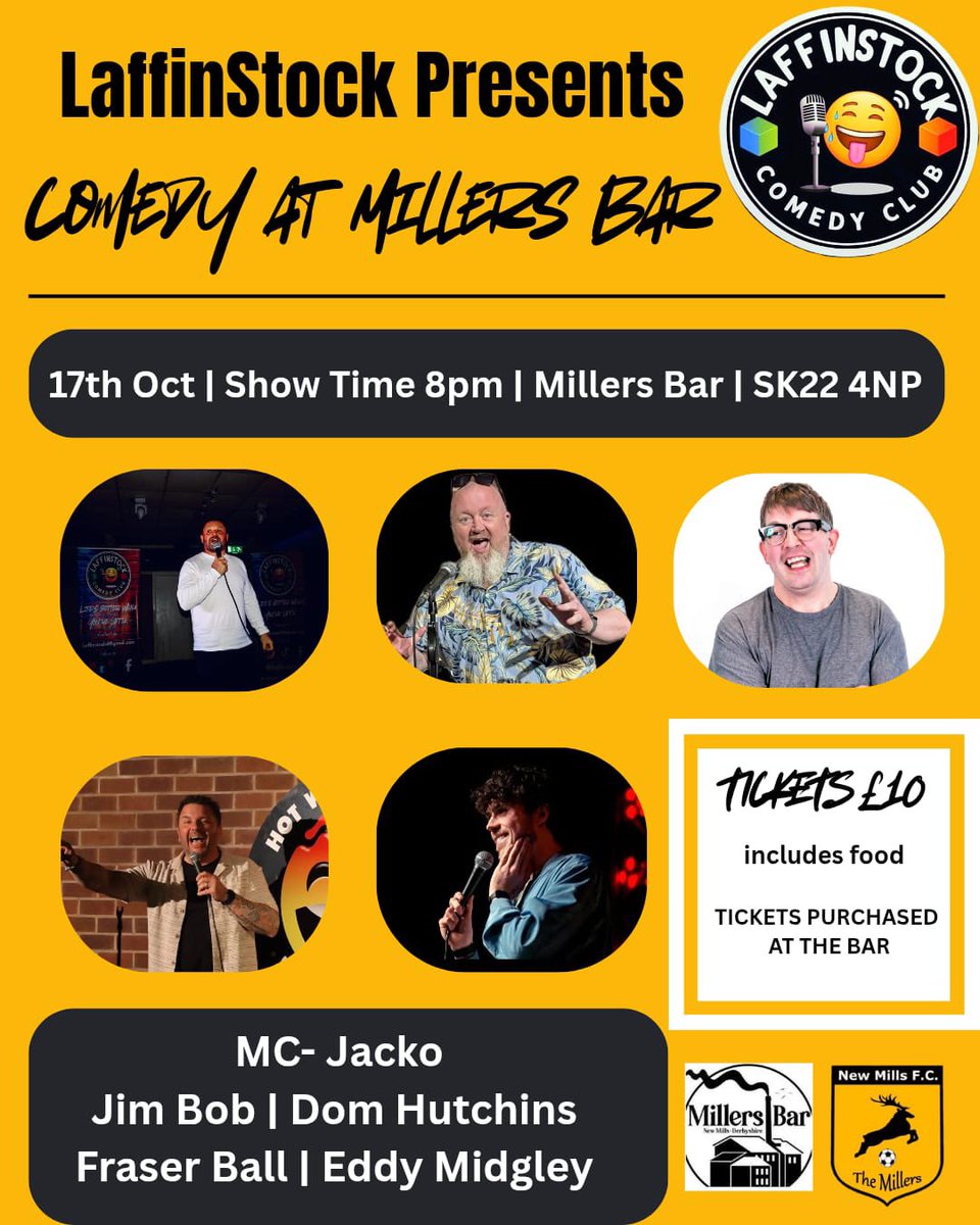 Upcoming event at <a href="/BarMillers/">Millers Bar</a> 💛💛💛⚽️⚽️⚽️⚽️🍺🍺🍺🤣🤣🤣
