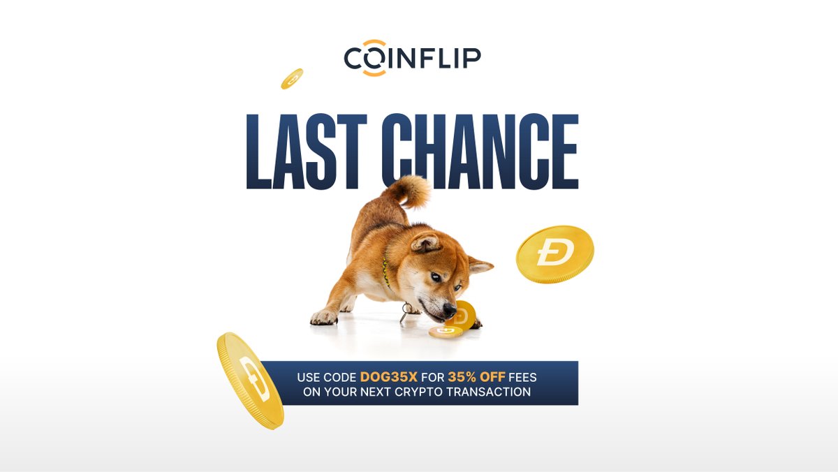 🐕This National Dog Day deal is still up for grabs! 🐾Use code DOG35X to  get 35% off fees* on your next crypto transaction — valid on any coin or  token — at