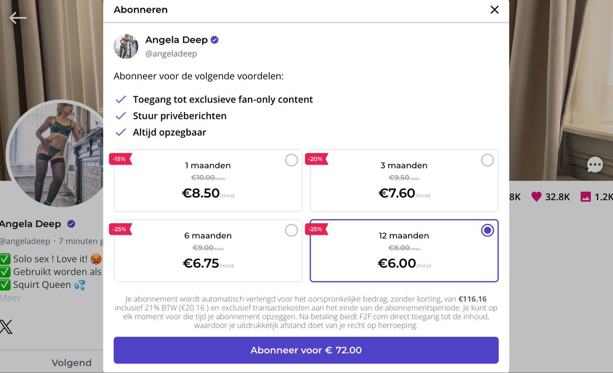 Richard_Deventer (@richardb0570) on Twitter photo DIT IS ZΓ GEIL! <a href="/AngelaDeep_/">ππ Angela Deep ππ</a> heeft uitgepakt en op haar pagina
F2F.com/angeladeep
een solofilm gepost, waar ze ruim 13 min met haar kutje speelt en met geile praat ondersteund, gewoon een fantastische POV ervaring!
Word nu fan, en kijk met een mooie korting al haar content DIT IS ZΓ GEIL! <a href="/AngelaDeep_/">ππ Angela Deep ππ</a> heeft uitgepakt en op haar pagina
F2F.com/angeladeep
een solofilm gepost, waar ze ruim 13 min met haar kutje speelt en met geile praat ondersteund, gewoon een fantastische POV ervaring!
Word nu fan, en kijk met een mooie korting al haar content