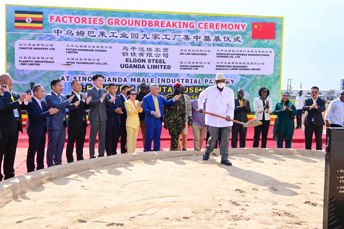 I visited the Sino-Uganda Mbale Industrial Park to inaugurate the new factories and lay the foundation stone for those that are about to start. I want  to thank Mr. Paul Zhang and his team for their hard work, and I assure them of my full support.

A lack of vision is a primary