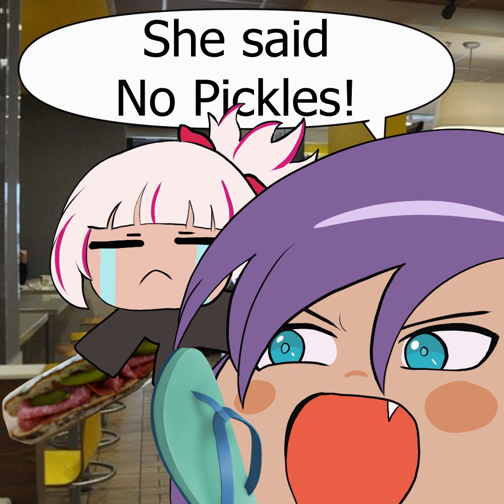 When they put buttered pickles in her sandwich
#vmommemes #FeFeArt