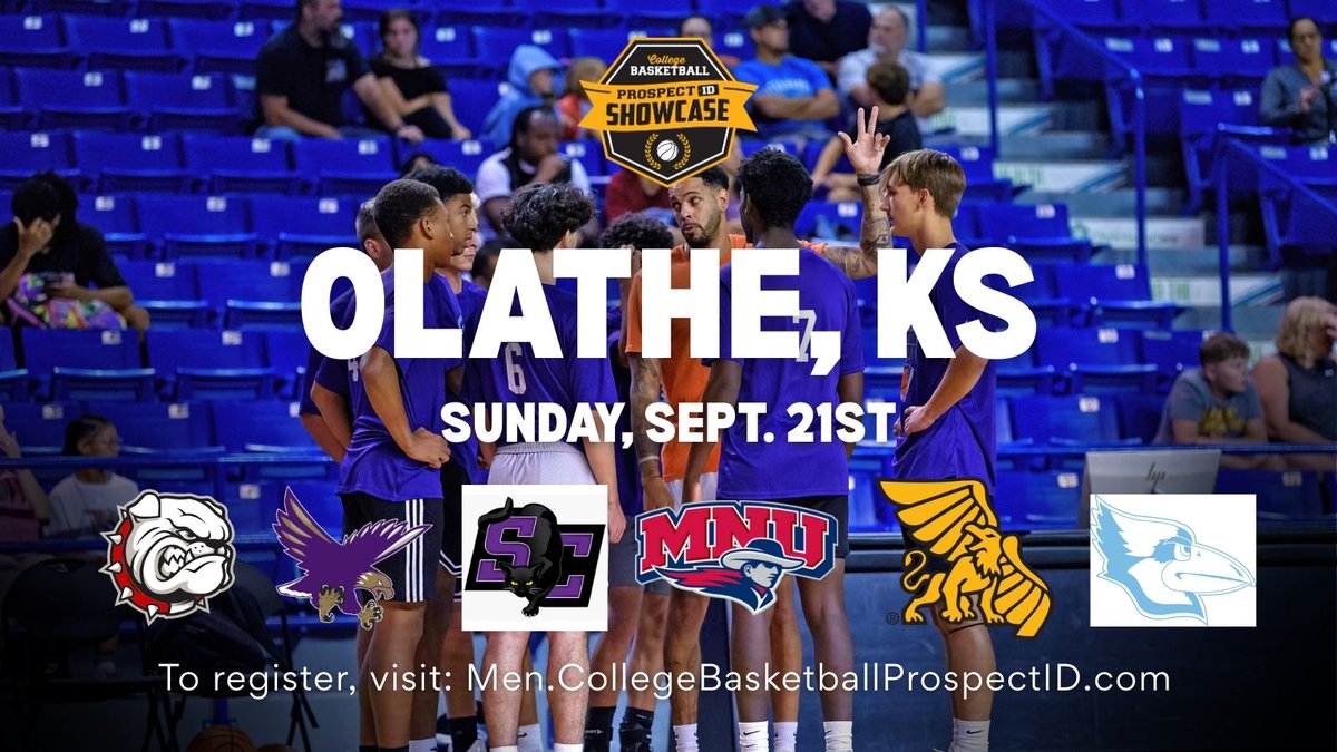 🏀Men's Basketball Showcase

📍Hosted at Cook Center - MidAmerica Nazarene University

🔗Click the link to register: men.collegebasketballprospectid.com/olathe-ks.cfm