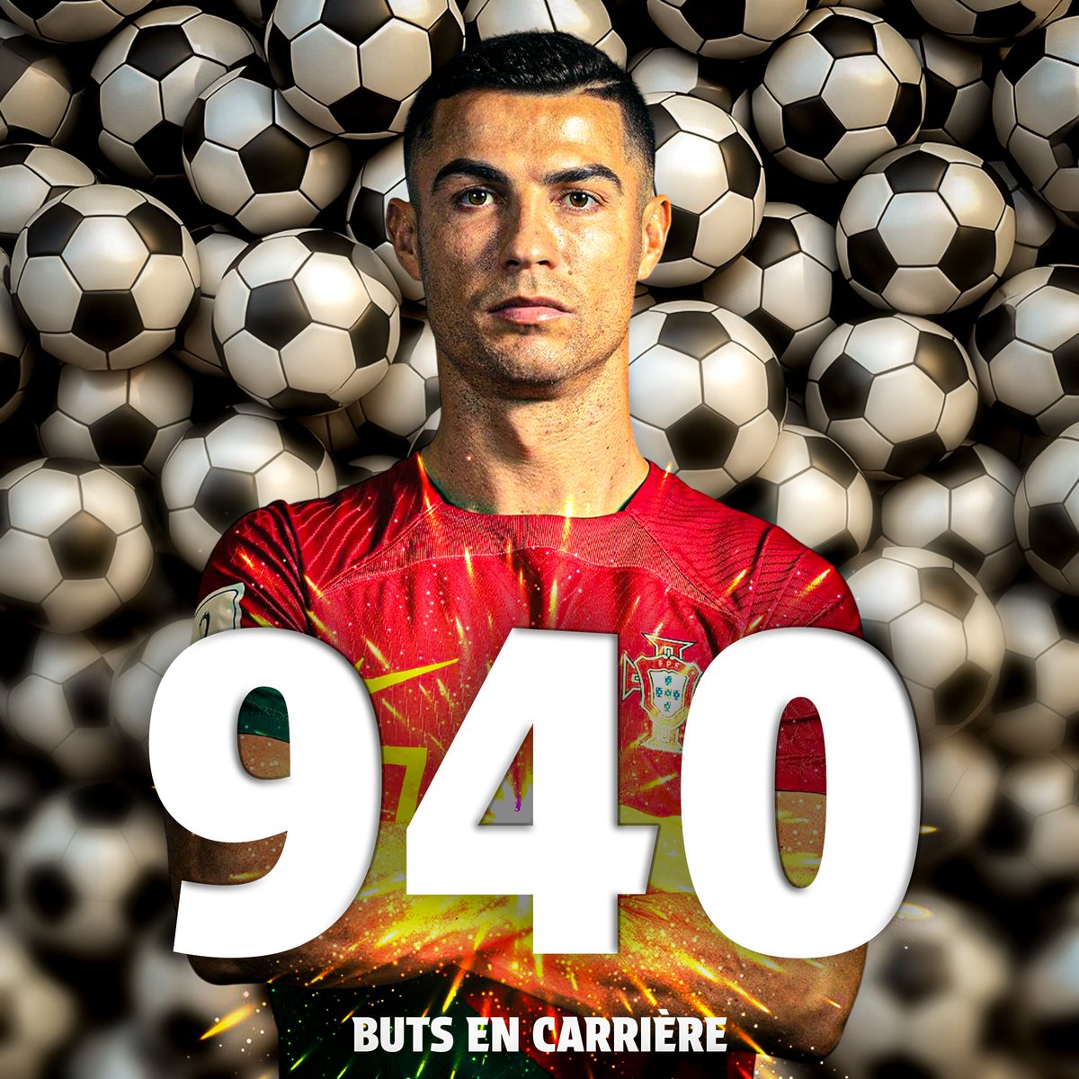LE MEILLEUR JOUEUR DU MONDE A ENCORE FRAPPÉ

LE PLUS GRAND JOUEUR DE TOUS LES TEMPS

939 BUTS EN CARRIÈRE

GOAAAAAAAAAAL DE CRISTIANO RONALDO