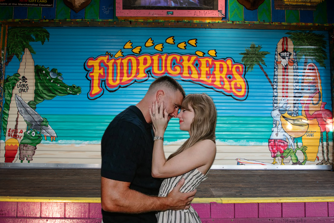 Love story unlocked: Travis + Taylor + Fudpucker’s = Happily Ever After. 💕🍤 💍

Want your own love story? Reserve our Down Under Bar for receptions and special events!

#Fudpuckers #PuckedForLife #Tswift #TaylorandTravis #Engaged #FudpuckersLove #DestinFl #ToDoInDestin #Funny