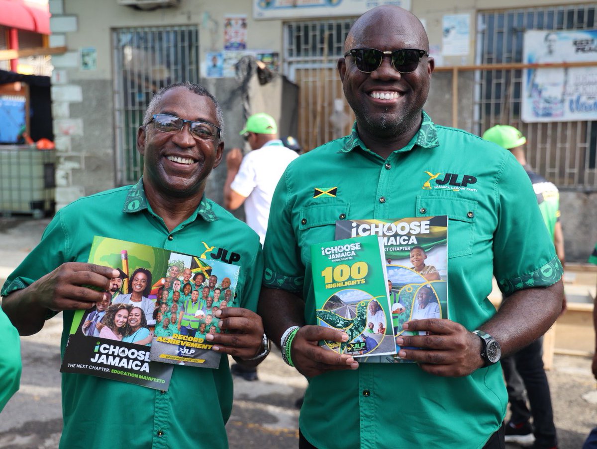 jlpjamaica's tweet photo. They are going fast! They are tangible, credible and accessible. These are our plans.
Limited copies of our manifesto suite of documents are now available at HQ, 20 Belmont Road.
#DoingMoreForYou
For Digital Copies and for our Digital Assistant “Bella”, please visit https://t.co/Zx8ViC2CVn