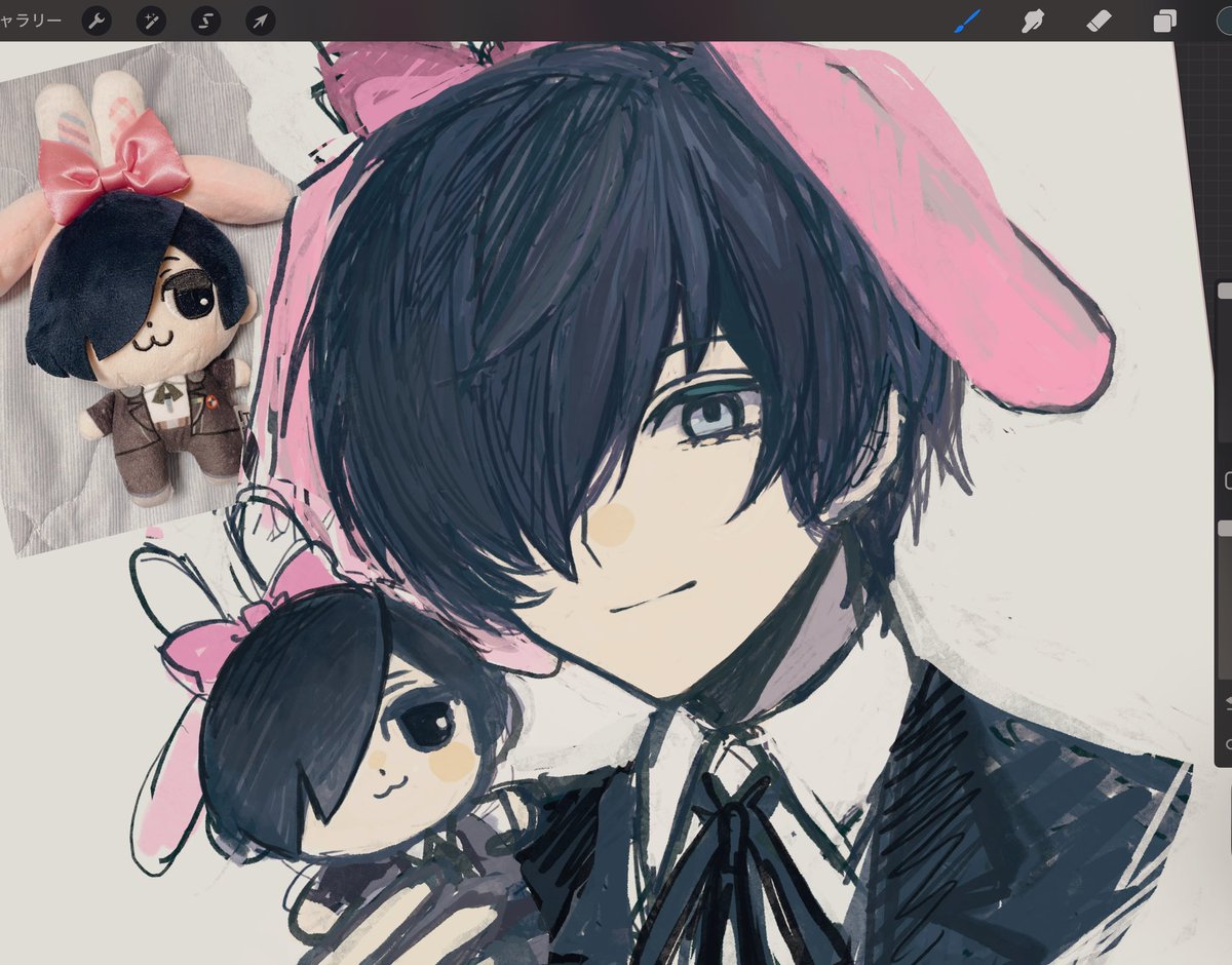 落書きを楽しんでた