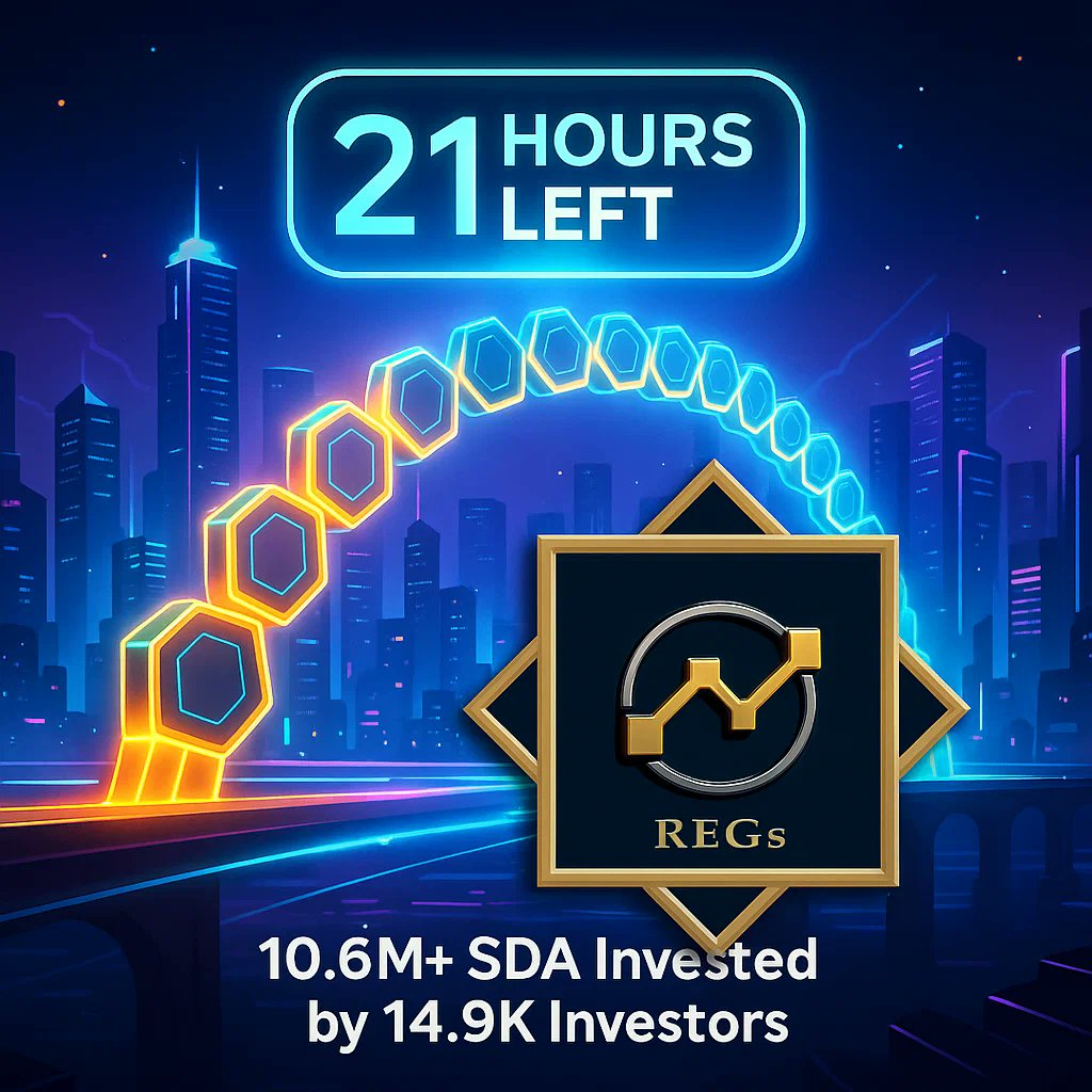SidraStartups's tweet image. Every SDA tells a story. Every investor writes history.
10.6M SDA contributed by 14.9K believers. Only 21 hours left to add your chapter to REGs Global.

🔗 sidrastart.com/project/d7387a…

#ShariaCrypto #HalalFinance #CountdownToLegacy #REGsGlobal