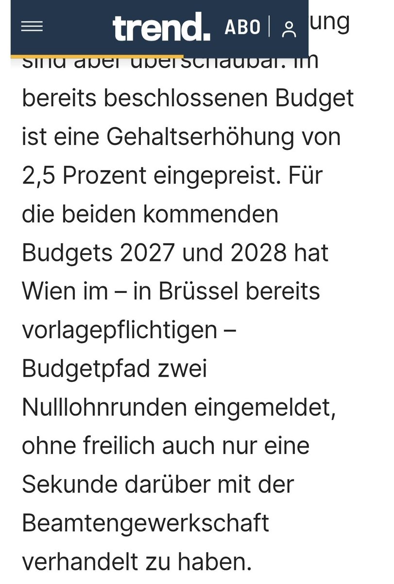 heimolepuschitz's tweet image. Die Regierung hat Beamten-Nulllohnrunden 2027 und 2028 im Budgetpfad nach Brüssel gemeldet?