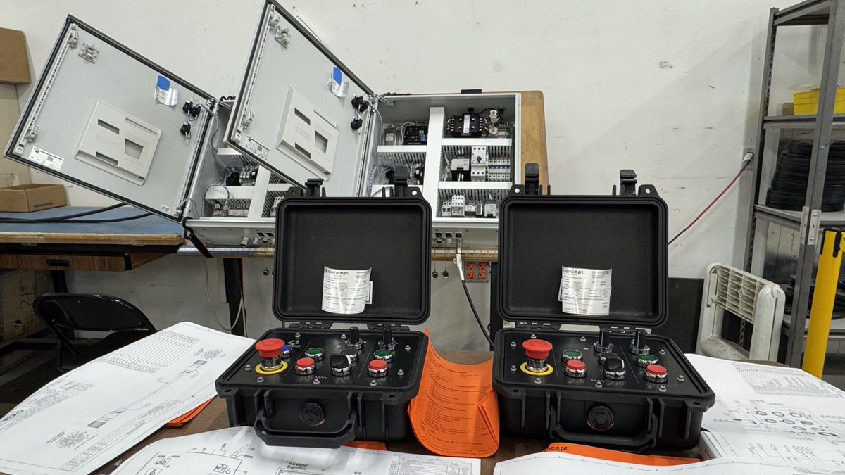 Concept_Systems's tweet image. Shoutout to our Panel Shop for wrapping up a successful FAT this week! 

In partnership with our customer, we delivered a remote control interface for a portable mag drill. This is a great example of how collaboration drives innovative, practical solutions on the plant floor.