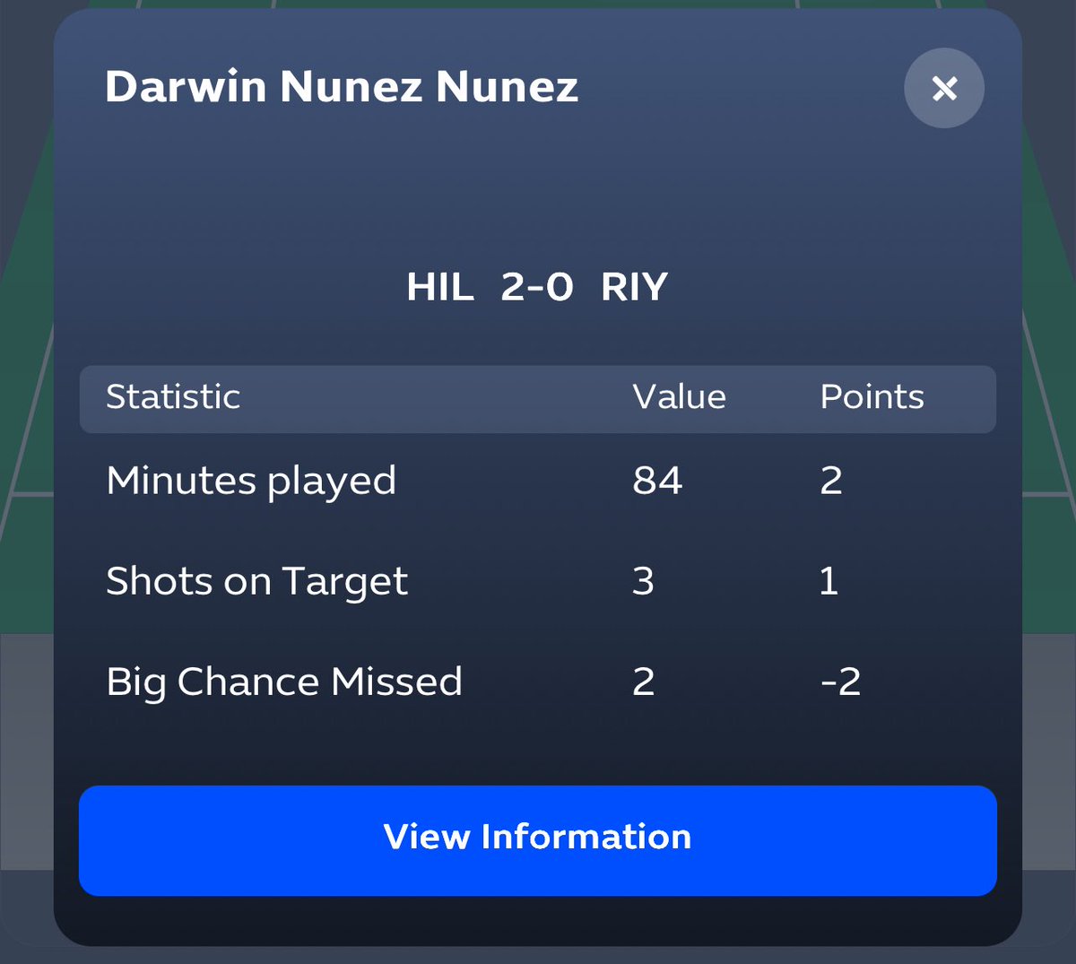 الاضافات الجديدة تخليك تفكر 10 مرات قبل تفكر تكبتن اي لاعب قبل بداية الجولة كثير قالوا ان كبتنت نونيز هي الأفضل لكن طلع بنقطة وحيدة 

هاردلك للي حطه كابتن