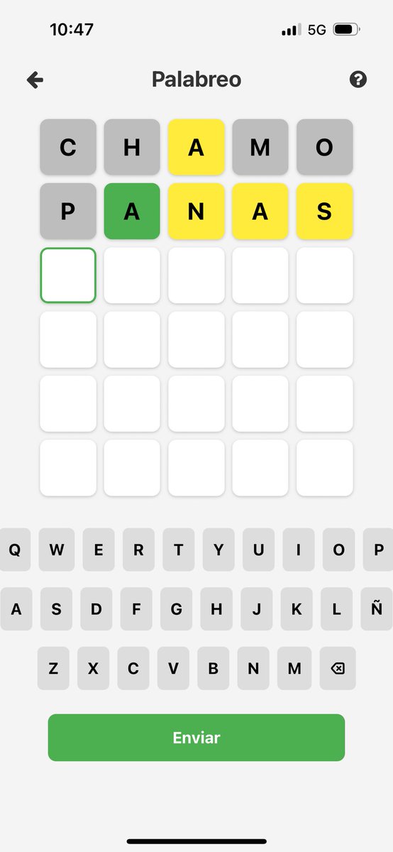 SamuelLMiller's tweet photo. I am building Wordle for Venezuelans. Literally the same game, but using local and regional words. App is submitted for review in stores. I will update my journey here. https://t.co/7bvSaWNw2i