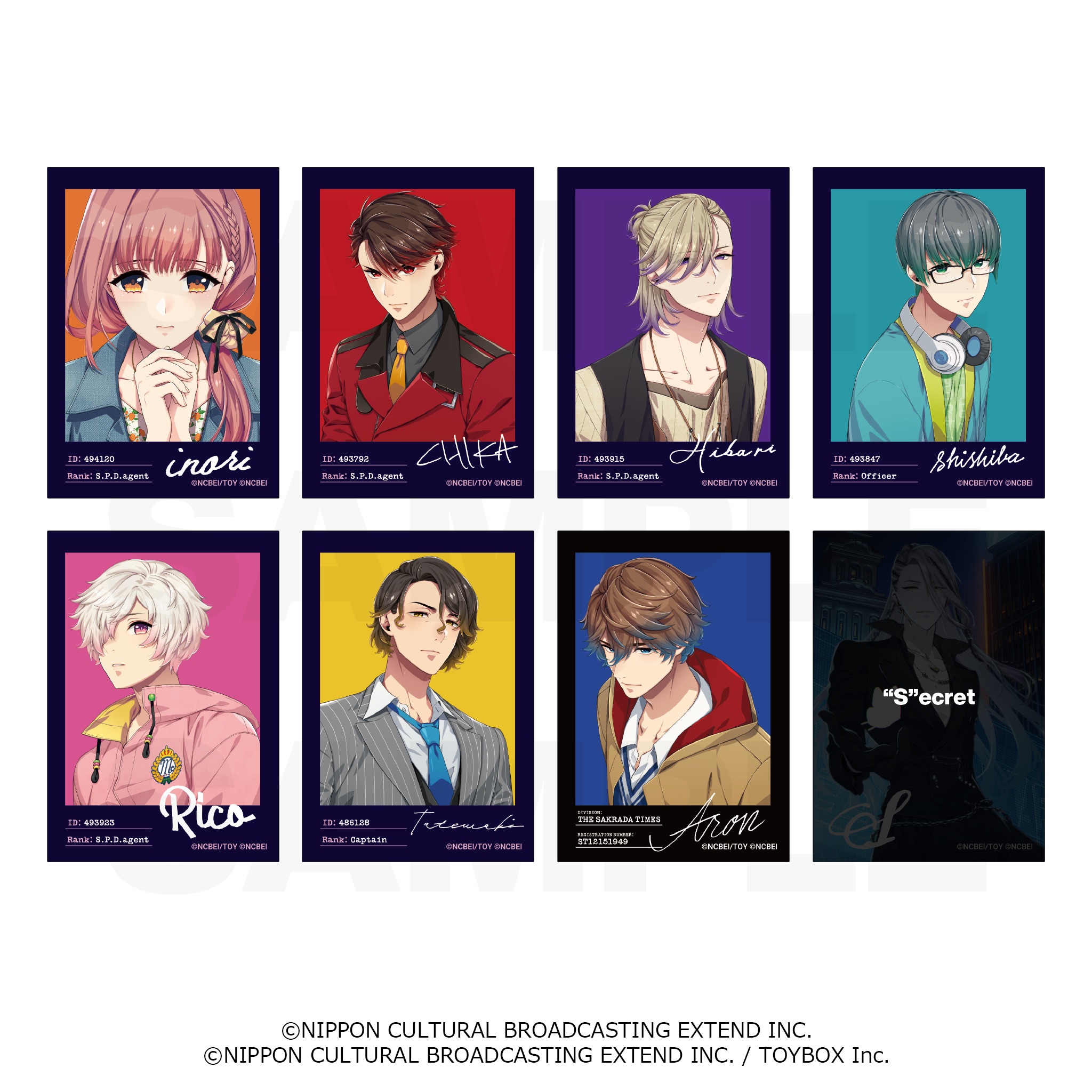 BUSTAFELLOWS バスタフェ　PLUCK ポラロイド写真風カード　6枚 BUSTAFELLOWS バスタフェ PLUCK ポラロイド写真風カード 6枚