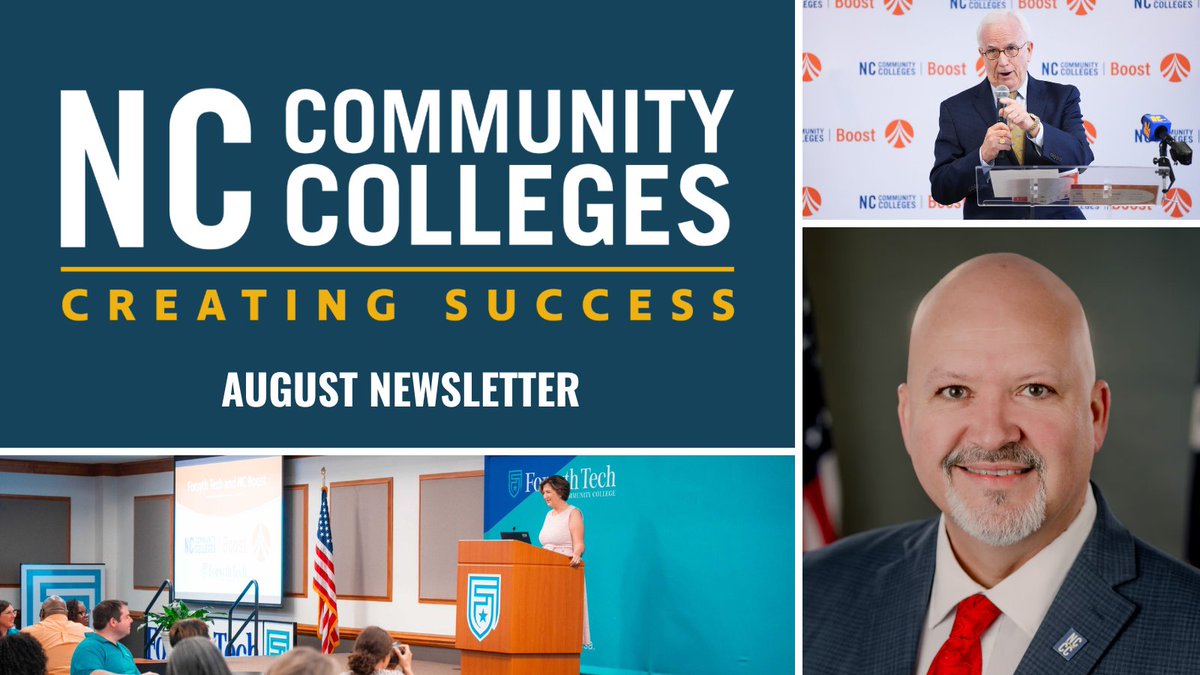 Big changes in Community College Now:
✅New State Board members
✅Pell expansion to short-term training
✅Transformation Committee launch
Plus, President Jeff Cox on the year ahead-and his plans to retire in June 2026.
Subscribe today: nccommunitycolleges.edu/about-us/commu…
#NCCommunityColleges