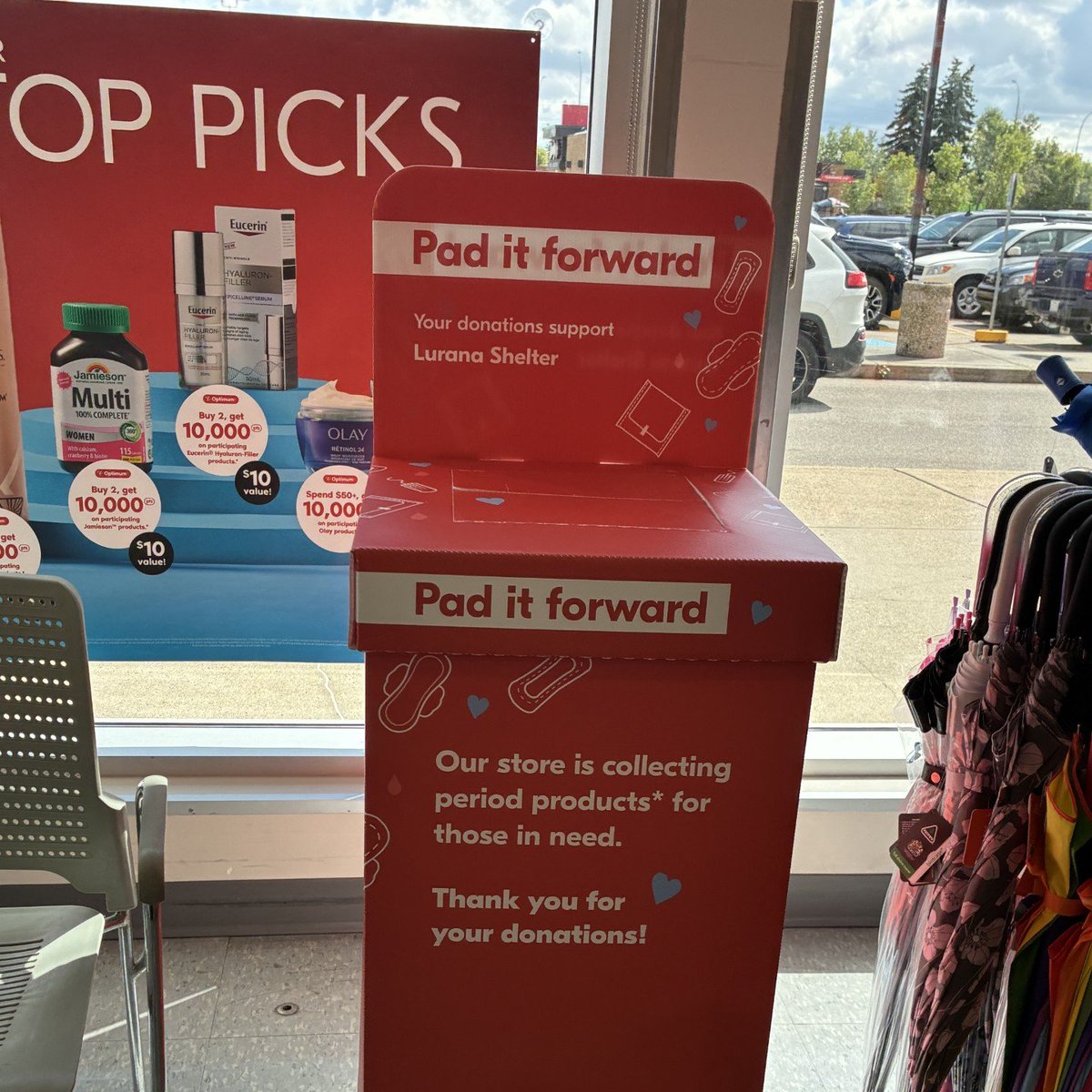cssalberta's tweet image. Thank you to Terra Losa Shoppers Drug Mart for choosing us as the recipient for their national campaign - Pad It Forward! We’re incredibly grateful for your support and generosity.
#cssalberta #PadItForward