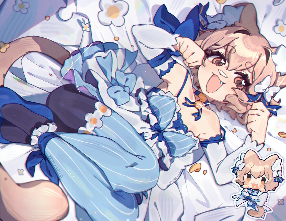 i had the honor of making a print for the VO of Felix (RE:Zero) Sarah Williams!! 🐈💙
They'll be available at San Japan this weekend so please stop by and support Sarah!! 🥺💙✨