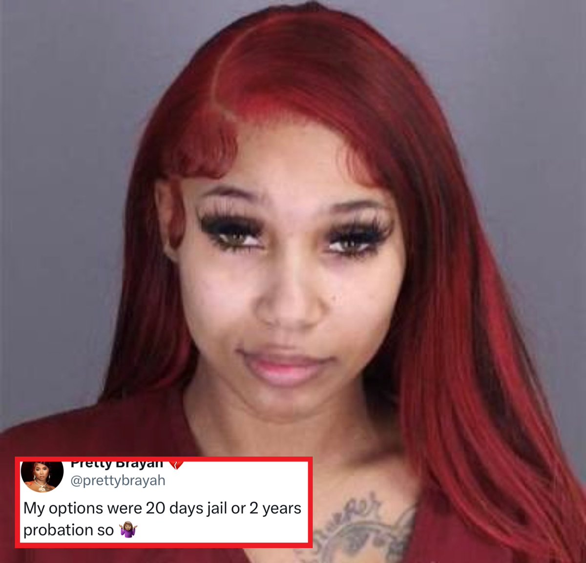 Woman goes viral for choosing 20 days in jail over 2 years of probation!! 👀