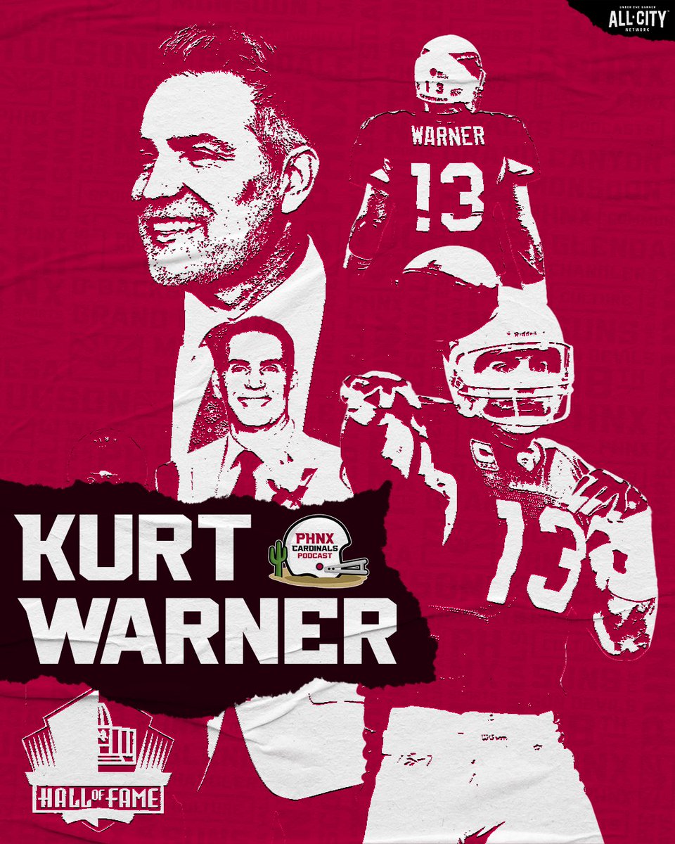 We are making a Hall of Fame level addition to our in-season coverage...

Please welcome Arizona Cardinals LEGEND Kurt Warner to <a href="/PHNX_Cardinals/">PHNX Cardinals</a>!

Kurt will join <a href="/JohnnyVenerable/">Johnny Venerable</a> and <a href="/BoBrack/">Bo Brack</a> throughout the NFL season to breakdown all things Cards.

Welcome <a href="/kurt13warner/">Kurt Warner</a>!