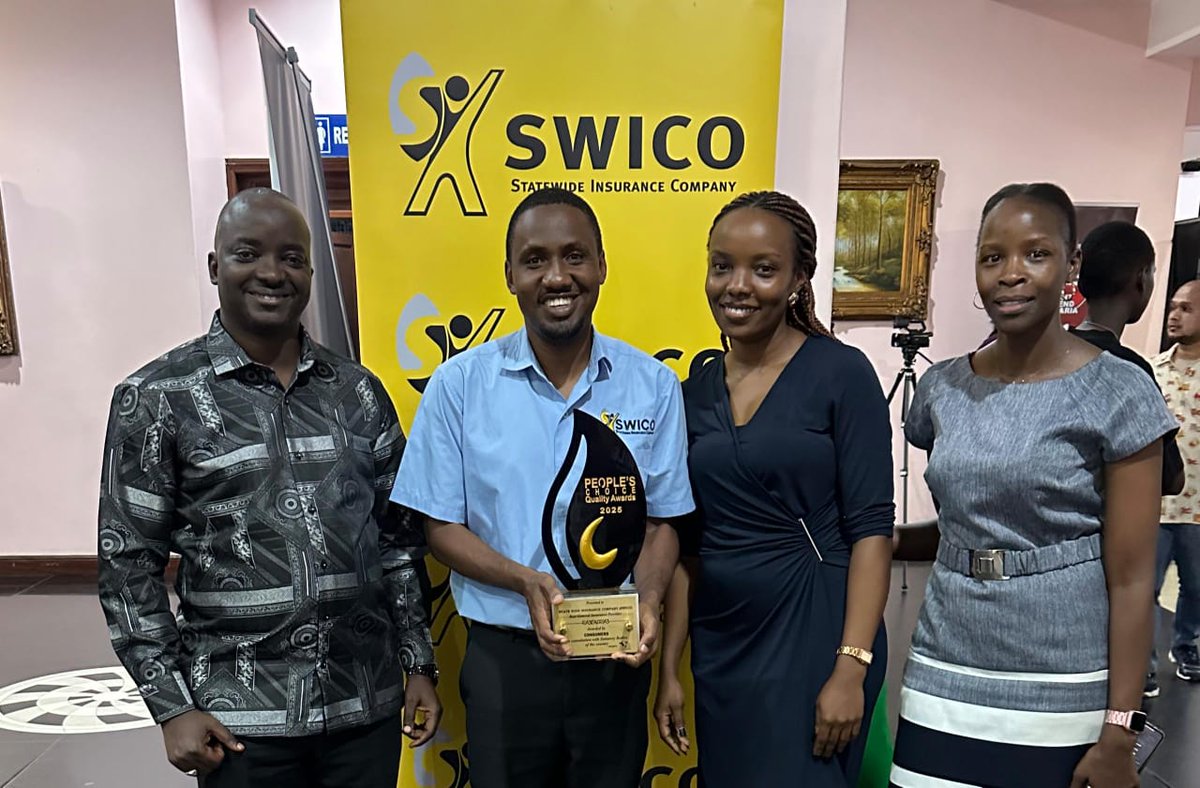 swico_uganda's tweet image. We are honored to have won the People’s Choice Award for Best General Insurance Company! 🏆✨ Thank you to our customers and partners for trusting us, this victory is yours as much as it is ours. #SecureWithSWICO