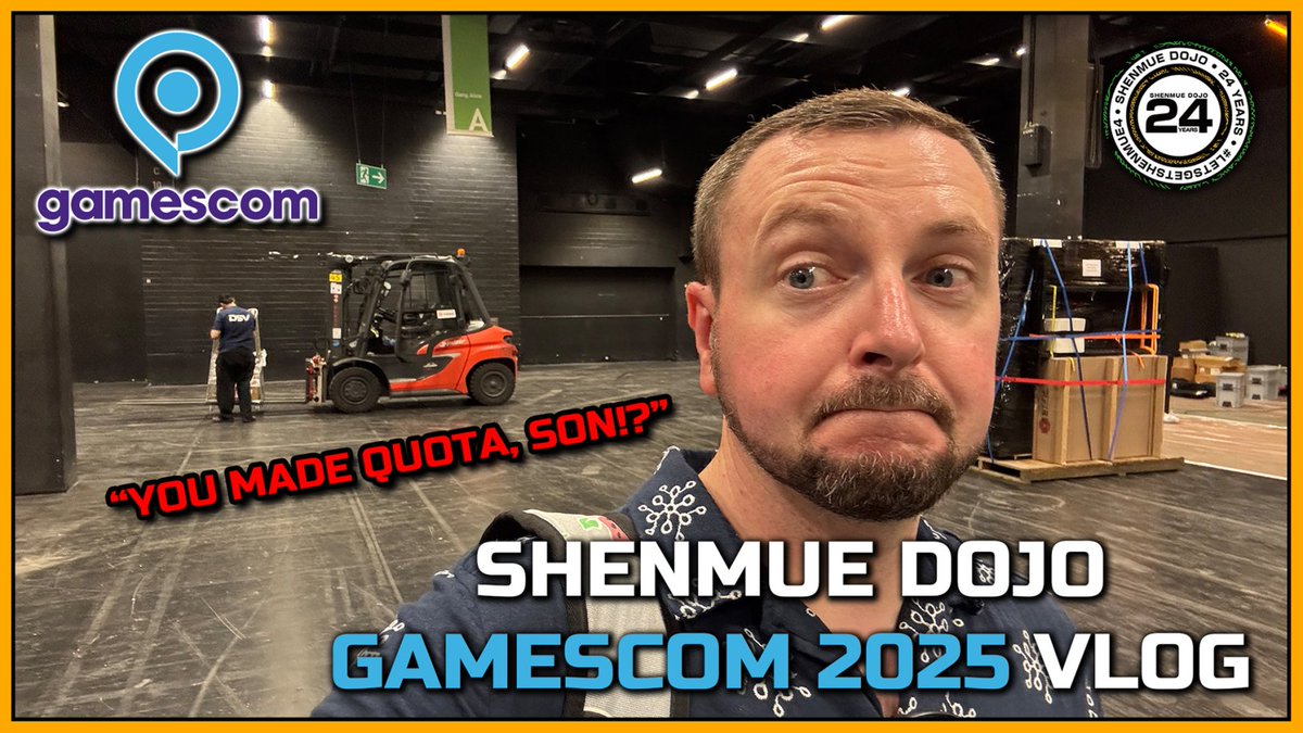 GAMESCOM 2025 VLOG! 📹

Join Matt &amp; James as they document their short stay at this year's Gamescom, including meeting up with <a href="/ININ_Games/">ININ Games</a> for their Shenmue 3 Enhanced unveiling. Get an up-close and personal behind the scenes look into what they got up to in Germany!

▶️