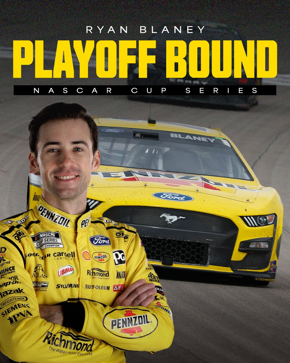 #12 and #22 are locked into the Round of 16! Drop a comment to congratulate them both and keep the momentum rolling into Darlington this weekend🏁  #PoweredbyPennzoil