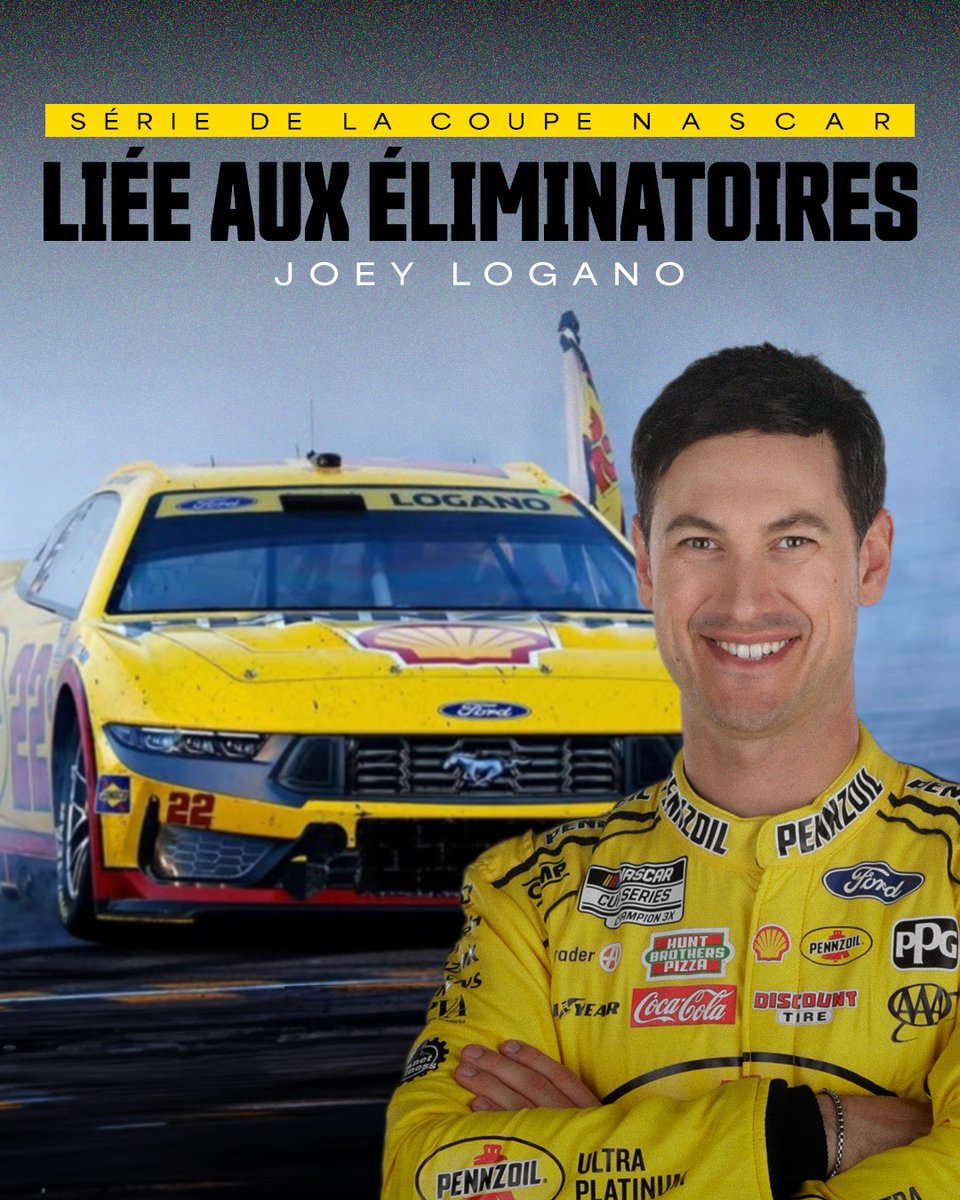 Les équipes 12 et 22 sont assurées d'atteindre les huitièmes de finale ! Félicitez-les en commentaire et poursuivez votre élan jusqu'à Darlington ce week-end 🏁 #PoweredbyPennzoil