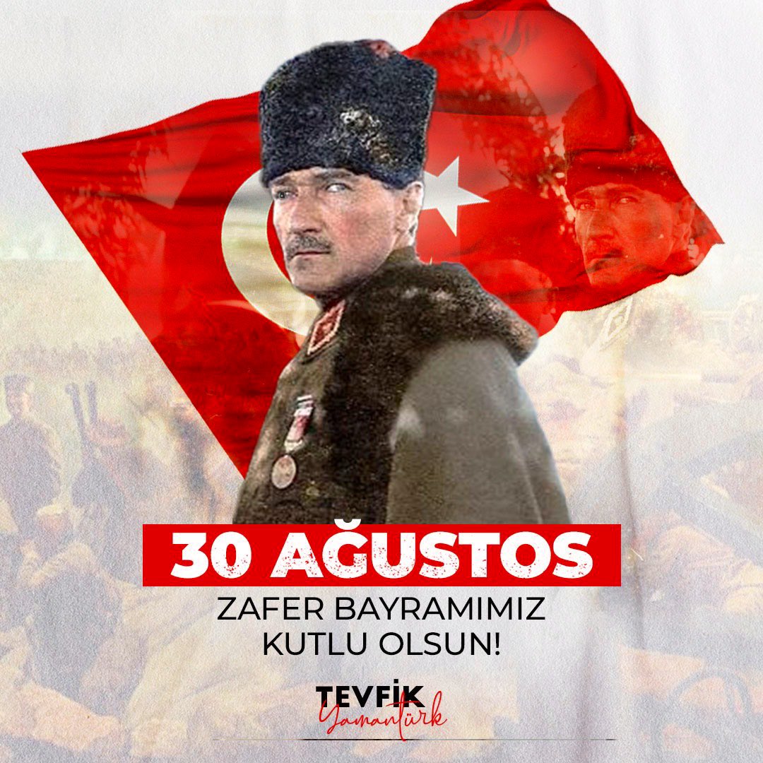 - Dediğimi anladınız mı Yüzbaşım? - Anladım komutanım
- Ne anladınız? 
- Bize ölmeyi emrediyorsunuz

Atatürk’ün “Taarruzu değil ölmeyi emrediyorum” emri Çanakkale’den Kurtuluşa, anafikir oldu. Şairin dediği gibi ‘Bedrin aslanları bu kadar şanlı idi’ 

🇹🇷’ün bayramı kutlu olsun.