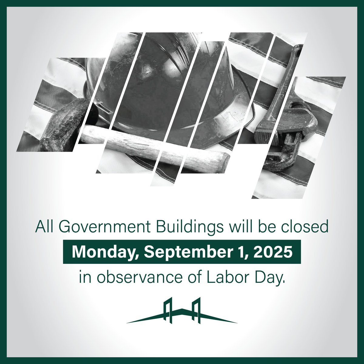 In observance of Labor Day, all St. Charles Parish Government Buildings will be closed on Monday, September 1. We will reopen on Tuesday, September 2, at our regular operating hours.

River Birch will run normal residential trash routes on Monday.