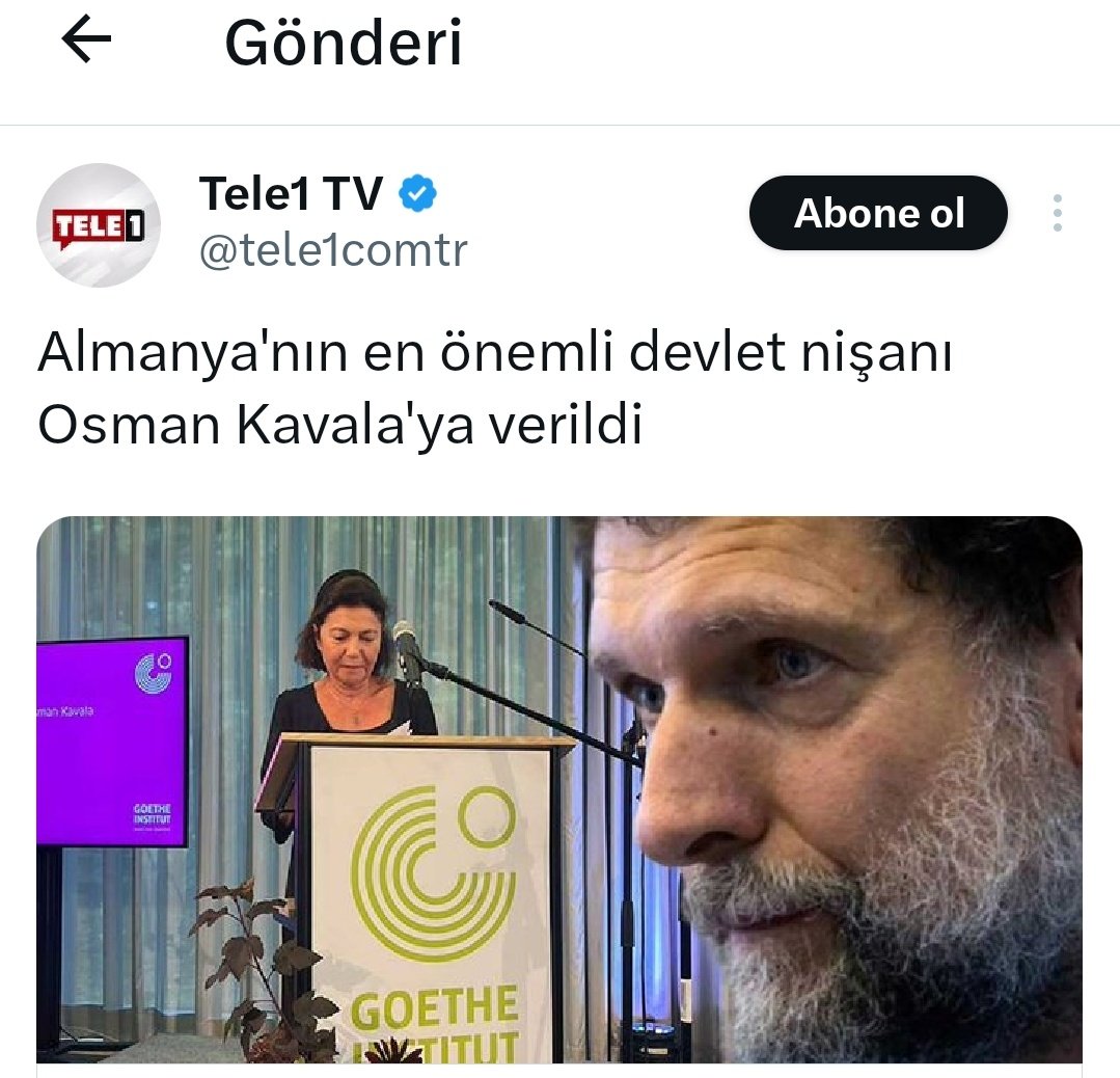 🔴 Türkiye'de tutuklu birine Almanya, neden "en önemli devlet nişanı" verir ki?

Hiç mi akletmez siniz, Türkiye'de darbe ve ayaklanma organize etmekten tutuklu bir adam, Alman devletine ne hizmeti vermiştir?

Uyan güzel ülkem uyan!