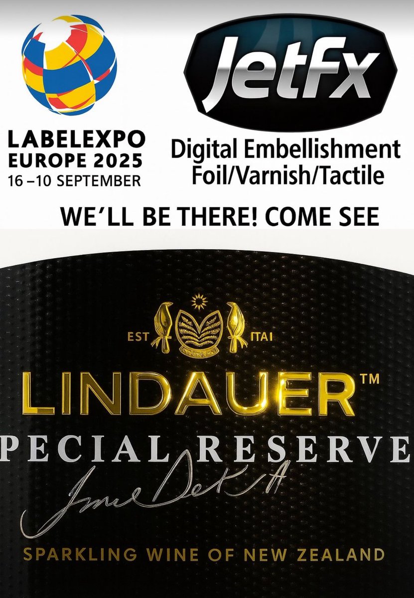 JetFx is excited to showcase our complete suite of label &amp; flexible packaging embellishment solutions — designed to transform packaging into a stunning, affordable, &amp; brand-elevating experience.

JetFx helps your packaging stand out — and your brand shine. Hall 5, stand 5G28