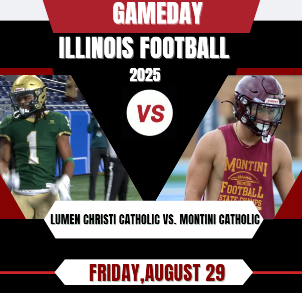 🚨 Game Week 🚨
🏈 Lumen Christi Catholic vs. Montini Catholic
📆 Friday,August 29
⏰  7:30p.
🎥 bit.ly/45moUR4

<a href="/MontiniFootball/">Montini Football</a> <a href="/Montini_AD/">Montini Catholic Athletics</a> <a href="/MontiniCatholic/">Montini Catholic HS</a> <a href="/EJ_41BLAZE/">Eadon “Blaze” Reed</a> <a href="/coachpjezyk11/">Pete Jezyk</a> <a href="/KayJay20_/">Coach Kamo</a> <a href="/IAlexander28/">Isaac Alexander</a> <a href="/CalDoucetFB/">Cal Doucet</a> <a href="/BenEvenson868/">Ben Evenson</a> <a href="/troystumbaugh/">Troy Stumbaugh 4.5⭐️</a>