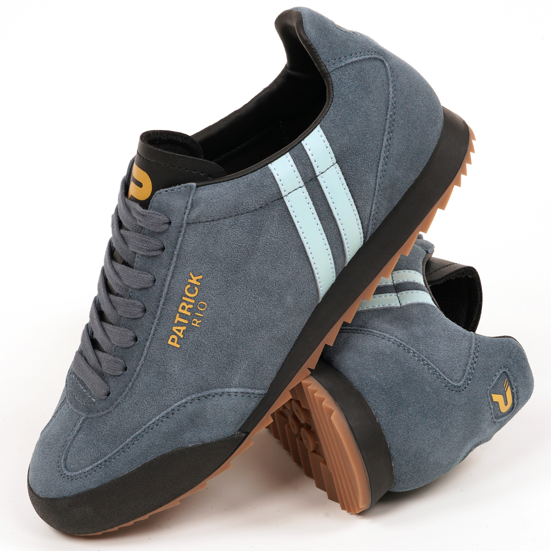 casualclassics's tweet photo. Fresh Patrick Rio in steel blue suede with sky leather stripes and gold branding details π₯. Shop these ππ» https://t.co/akhlkpPATm
.
.
#80scasualclassics #patrick #patricktrainers #rio https://t.co/Lehks8CNcS