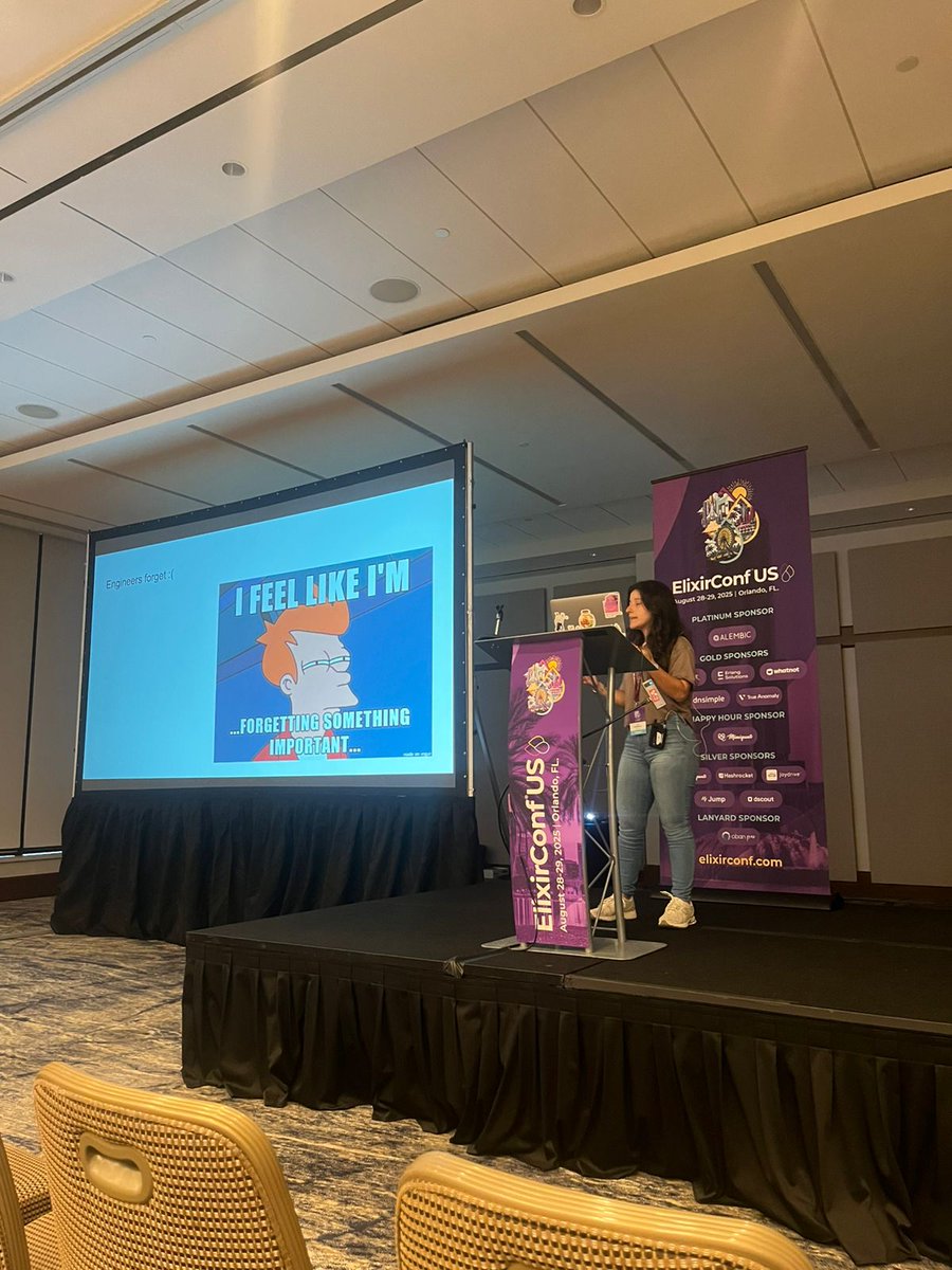 ElixirConf's tweet image. .@auth directive do
Granular permissions at field, argument, object level
Dynamic access control as queries resolve
end
Ivy Markwell on building custom authorization directives in Absinthe. #ElixirConfUS