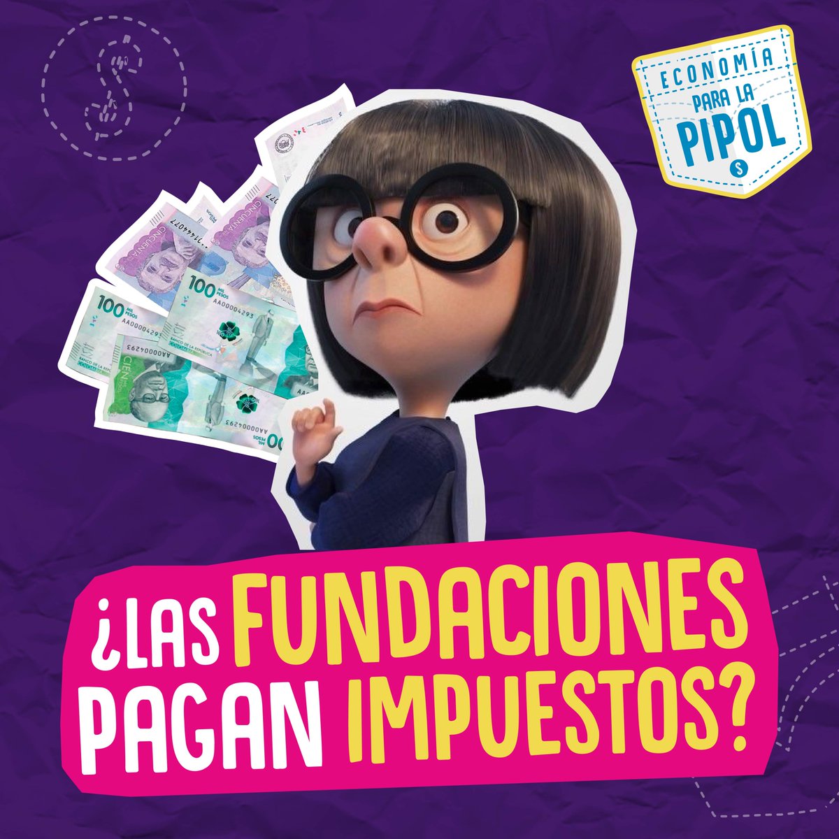 Pipol, es muy común escuchar que las fundaciones solo sirven pa’ que la gente con plata pague menos impuestos pero la realidad es diferente, ¿por qué? Corre hilo 🧵