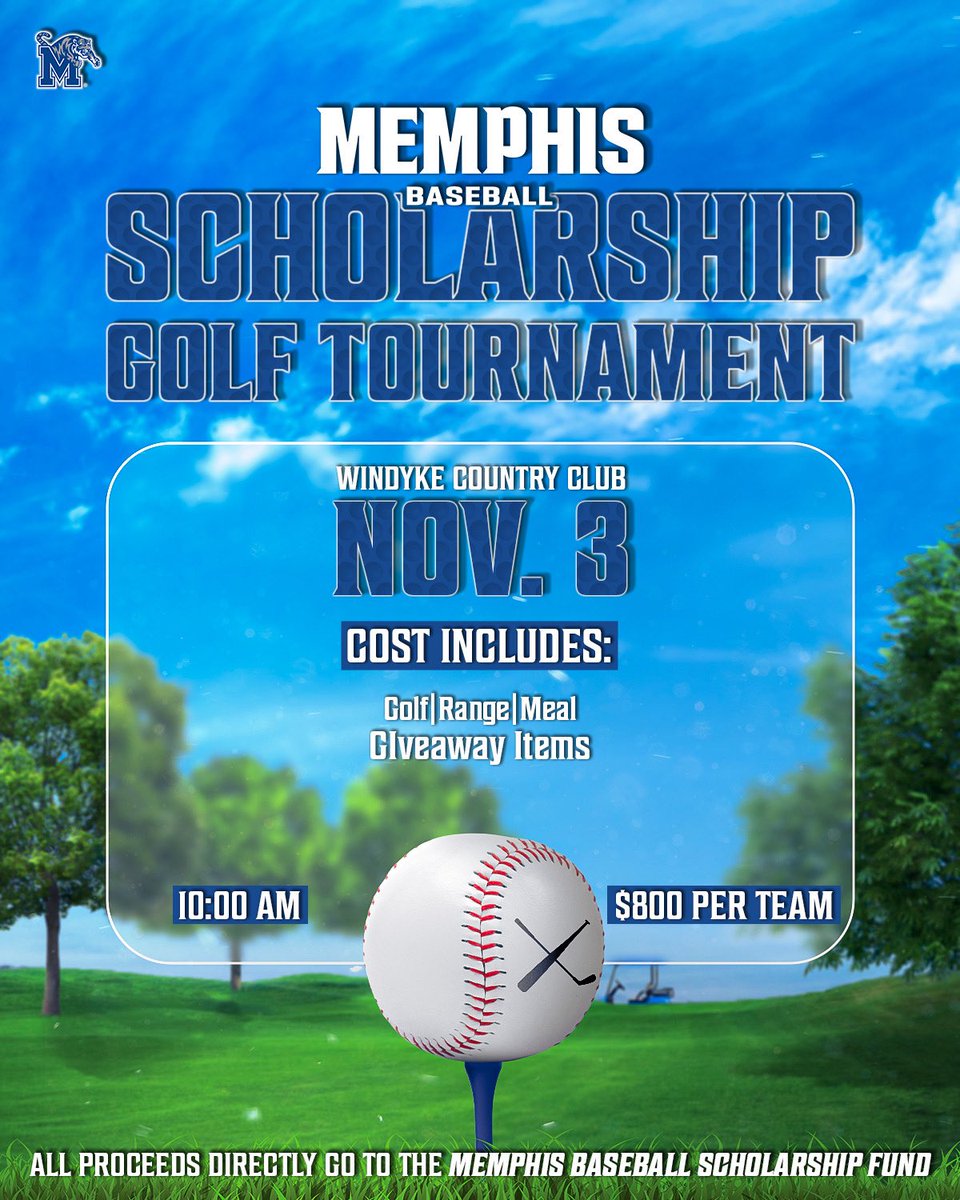 Registration is OPEN for our Scholarship Golf Tournament at the link below ⬇️

🔗 gotigersgo.me/BSBGolfTournam…