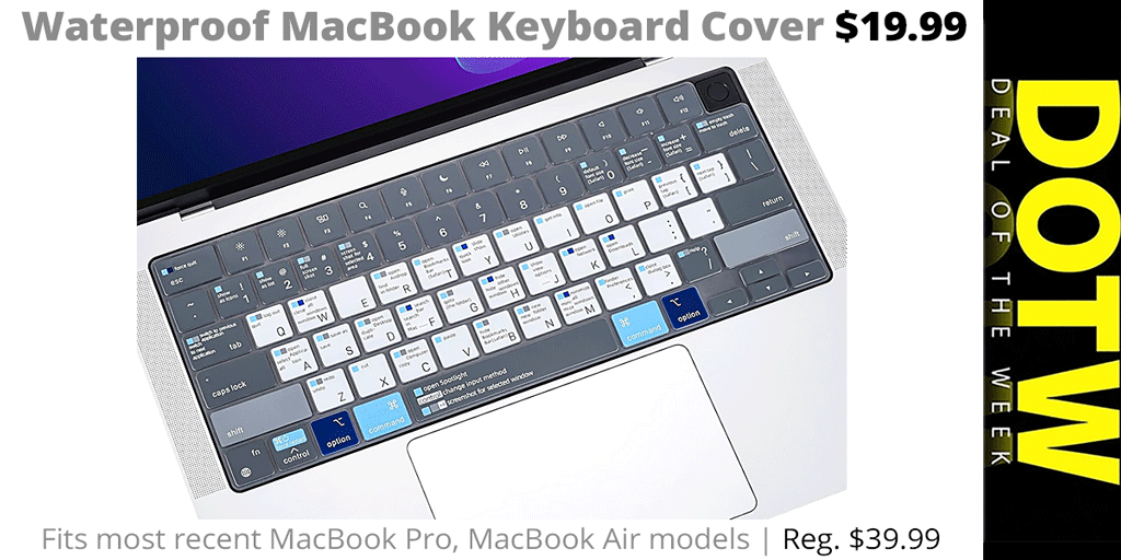 ConnectingPt's tweet image. Connecting Point's DEAL OF THE WEEK (8/29/25) - Waterproof MacBook Keyboard Cover: reg. $39.99; Deal of the Week sale price: $19.99. Through 9/4/25 while supplies last. | tinyurl.com/43dptxv5
.
#ConnectingPoint #DealOfTheWeek #DOTW #MedfordOregon #RogueValley
