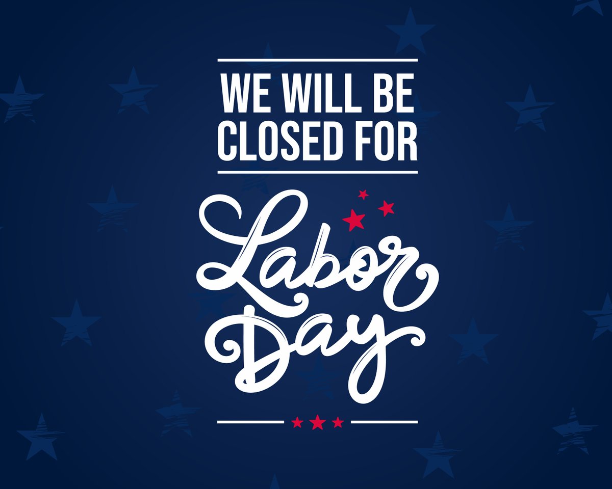 We’re clocking out this Monday, Sept 1 for Labor Day! 🛠️
 No installs, no crane lifts — just cold drinks &amp; long weekends.
 Back at it Tuesday!

#BSCSigns #LaborDayWeekend
