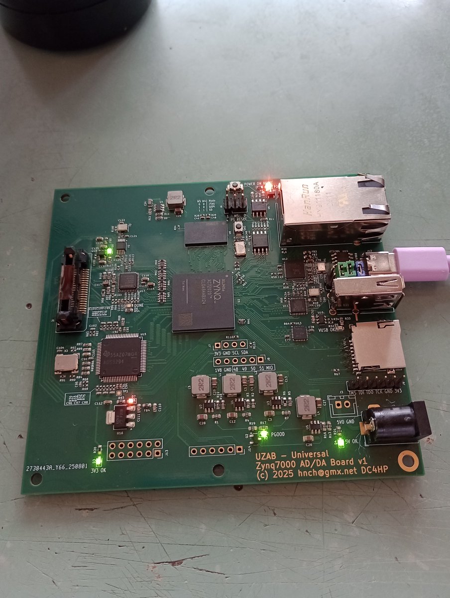 hennichodernich's tweet image. If you followed me on Mastodon you would have learned what I'm doing with this FPGA board I designed, layouted and assembled myself at home...