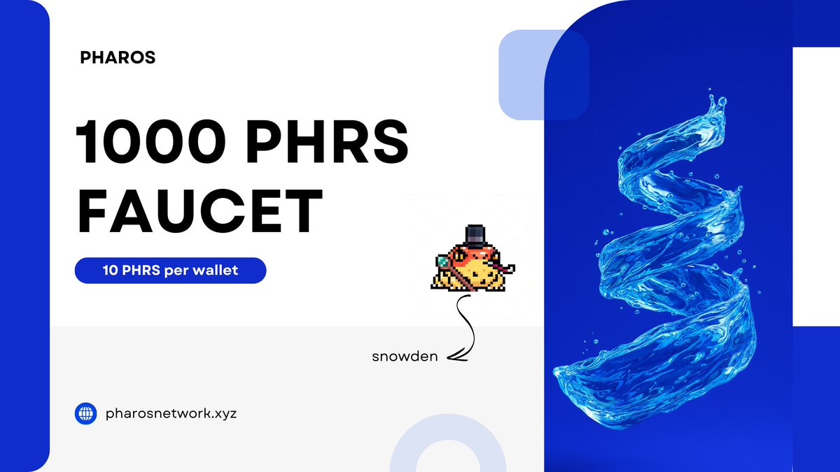 gocto🐙

i’ll send 10 $PHRS to everyone who:
-> follows me
-> retweets this tweet
-> drops their wallet address in the comments

total pool 1000 PHRS