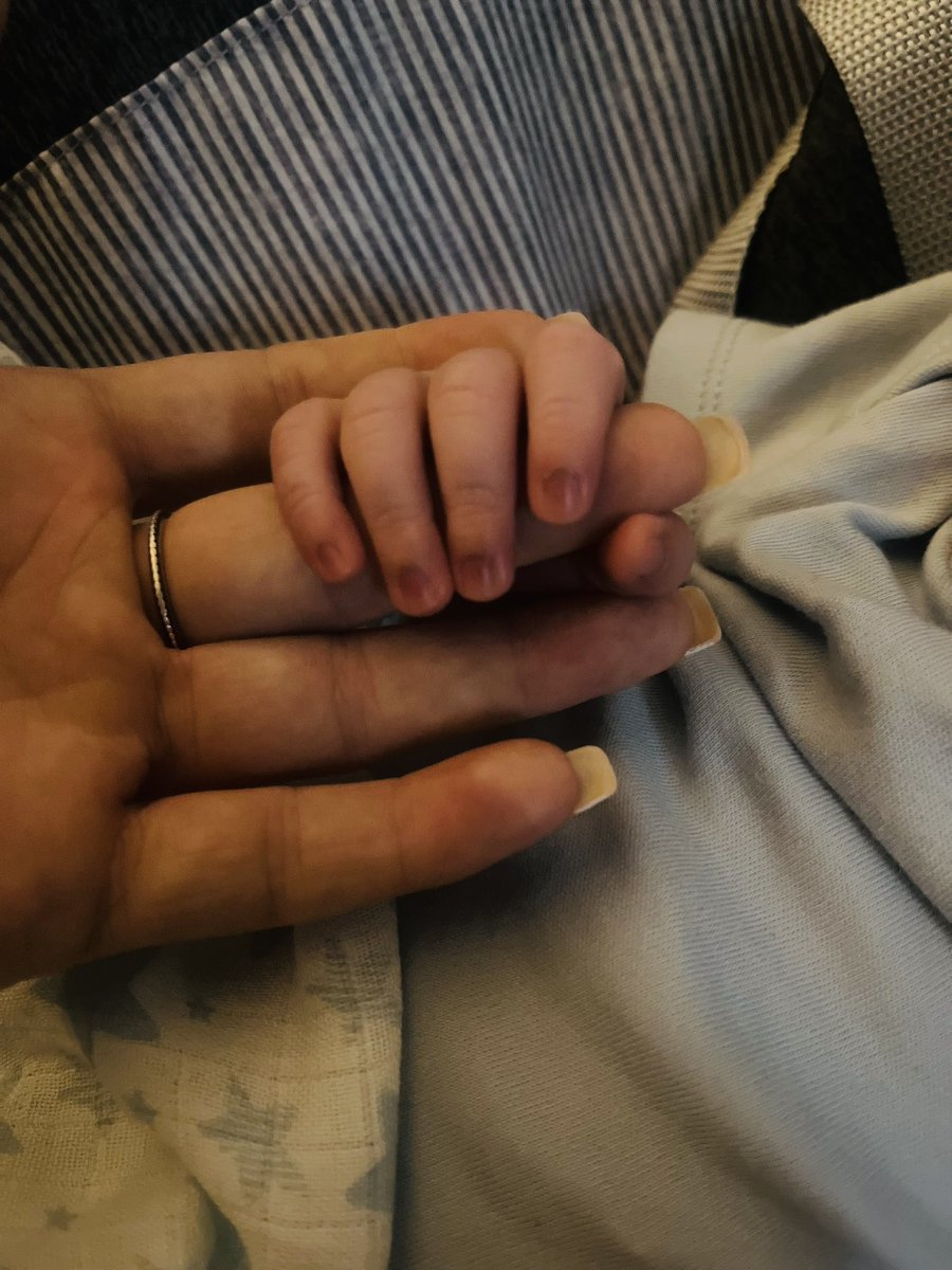92day24's tweet photo. 9 days old … I’ll forever hold your hand my precious boy 🩵🌍 https://t.co/fC55KwNsbH
