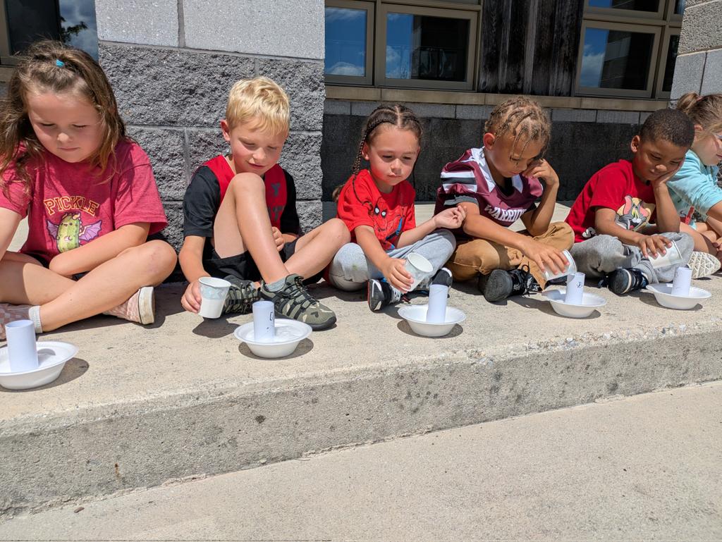 clearprincipal's tweet image. After learning all about blurting out,  Kindergarten created mouth volcanoes as a visual representation of calling out. 

#HPSDawesome #mouthvalcanoes