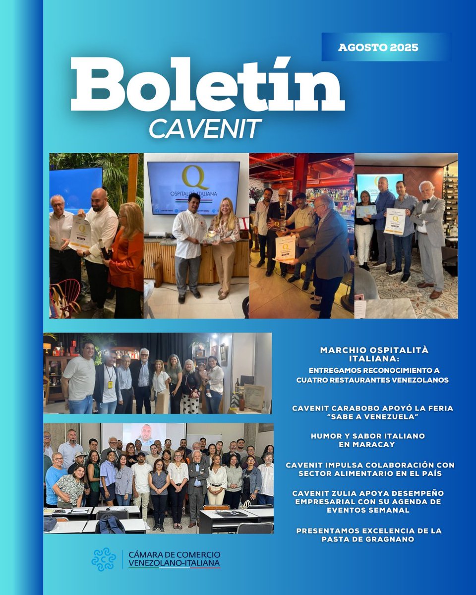 Lee nuestro Boletín Informativo Cavenit de las actividades realizadas durante el mes de agosto: n9.cl/p71e7