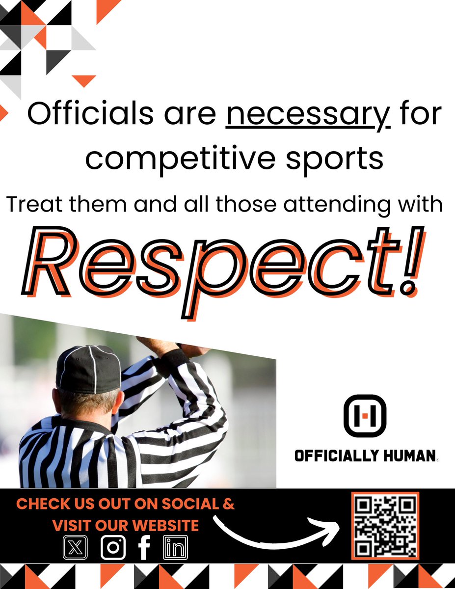 Landmark Conference (@landmarkconf) on Twitter photo As we kick off the 2025 Fall season, we want to remind our #LandmarkFam that officials make games possible!
Thank you to our partner <a href="/OffyHuman/">Officially Human NFP</a> for this reminder and message!
#MakeYourMark As we kick off the 2025 Fall season, we want to remind our #LandmarkFam that officials make games possible!
Thank you to our partner <a href="/OffyHuman/">Officially Human NFP</a> for this reminder and message!
#MakeYourMark